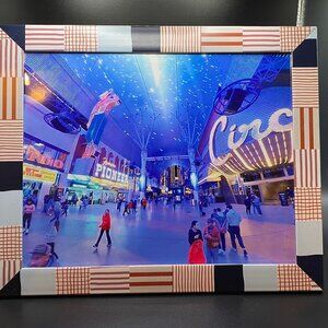 Framed Las Vegas Neon Lights, Cityscape, Urban 🖼️ Photography Art 🖼️